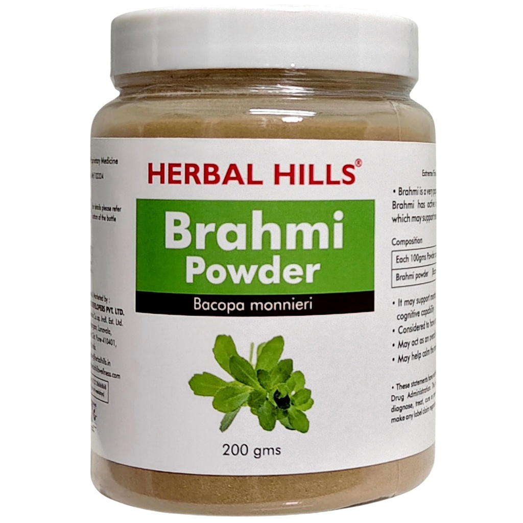 Herbal Hills Brahmi Powder (200 g (Pack of 2))