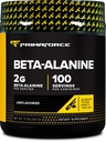 Primaforce Beta Alanine poudre, non aromatisé, 200 grammes - Sans gluten, Supplément non OGM pour les hommes et les femmes