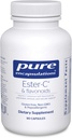 Pure Encapsulations Ester-C & Flavonoïdes - Supplément Vitamine C pour les Antioxydants - Immune & Support vasculaire* avec Calcium & Rutin - Gentle on Digestion - Vegan & Non-GMO - 90 Capsules