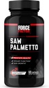 Force Facteur Saw Palmetto pour les hommes, Supplément Prostate pour les hommes pour soutenir la fonction urinaire, Prostate Relief et la croissance des cheveux, avec BioPerine pour l'absorption supérieure, 60 Capsules