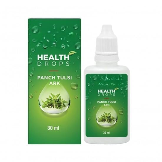 Panch Tulsi Ark Drops 30ml | Herbal Tulsi Extract Liquid | Ayurvedic Tulsi Drops for Daily Wellness Support | Traditional Herbal Formulation | Easy-to-Use Liquid Drops