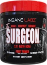 Insane Labz The Surgeon BCAA Recovery Powder - Branched Chain Amino Acid Post Workout Drink for Muscle Recovery - 30 Srvgs (30 Servings (Pack of 1), Fruit Punch)
