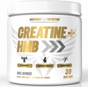 Creatine HMB - Poudre de créatine pour homme - Poudre de créatine - Supplément de créatine - Creatine pour homme - Creatine - Poudre de créatine HMB - Creatine - Monohydrate de créatine - 30 portions - Sans aromatisation