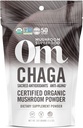 Om Champignon Superfood Chaga Poudre de Champignon Biologique, 3.5 Ounce, 50 portions, É.-U. Grown, Antioxydants Sacrés & Immunissance Support, Supplément de Champignon Superfood