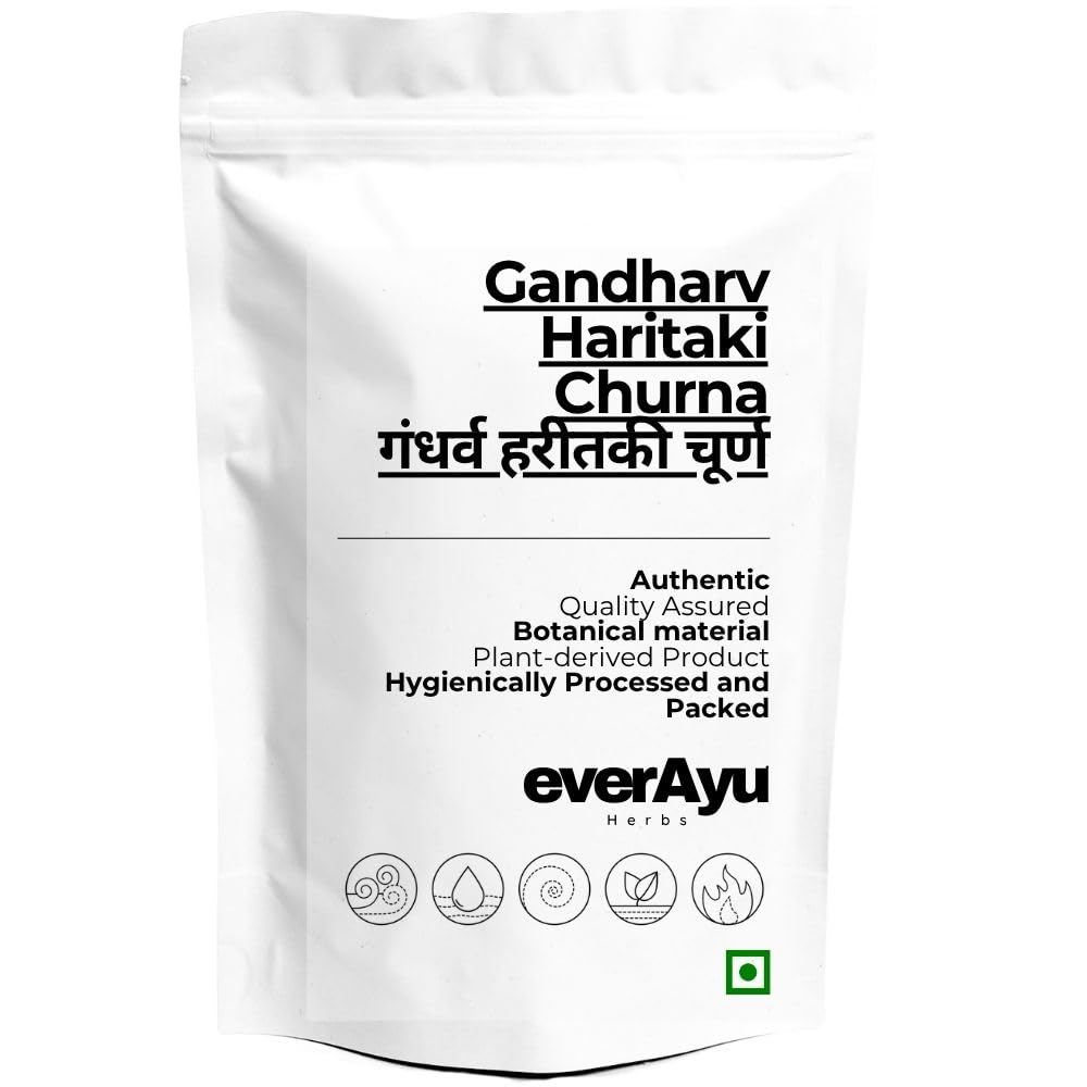 Gandharv Haritaki Churna 100gm | Herbal Digestive Powder | Traditional Haritaki Based Blend | Natural Herbal Powder