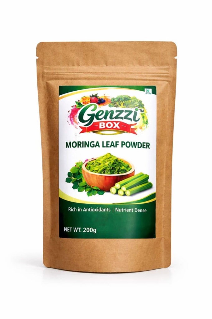 Moringa Leaf Powder | Drumstick Leaves (Sahjan/Murungai Keerai) | Natural Plant-Based Health Supplement for Energy, Immunity & Detox Support,Good for Skin, Hair Healthy Plant based Protein Powder (200 Gm)