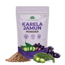 SAPTAMVEDA Karela Jamun Powder 250gm | Bitter Gourd & Indian Blackberry | Momordica Charantia & Syzygium Cumini | Supports Healthy Blood Sugar & Digestion | Ayurvedic Herbal Supplement | For Men & Women