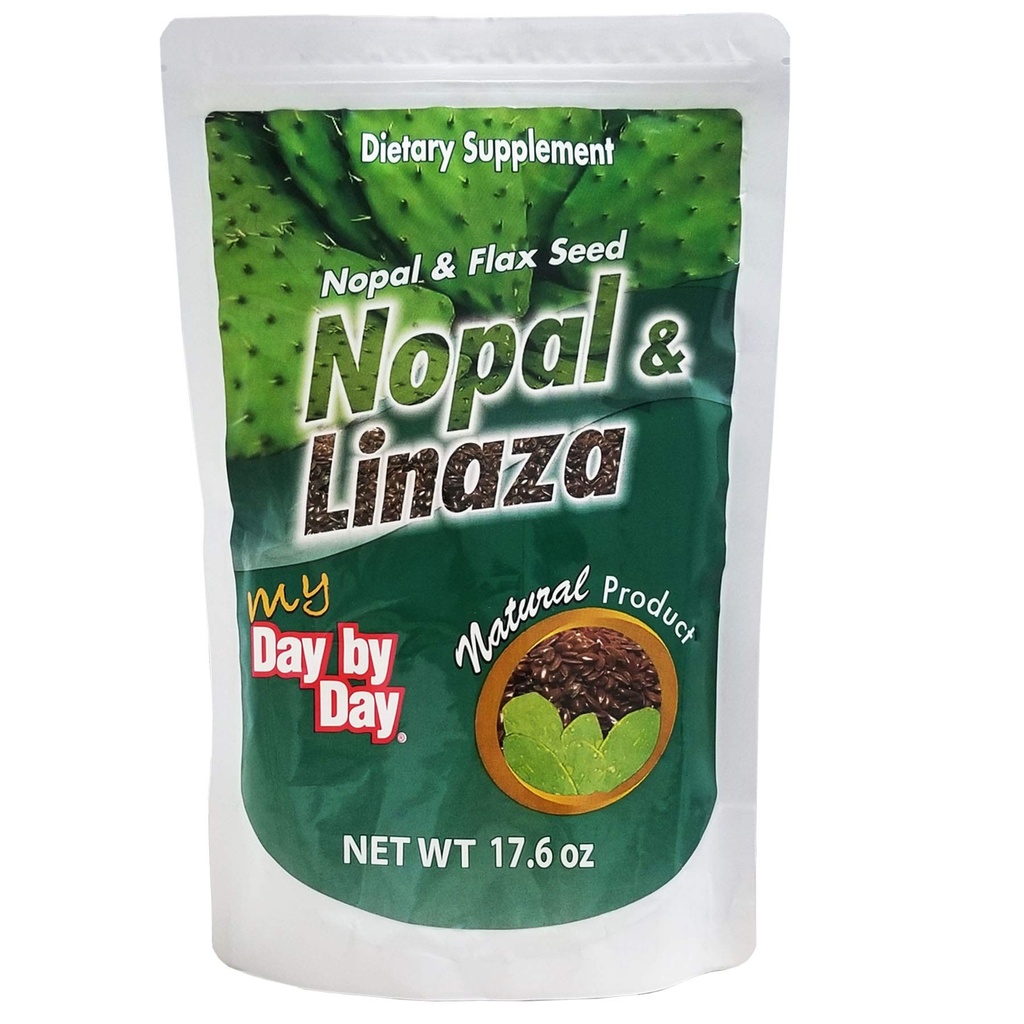 Jour après jour, graines de Nopal et de Lin, fibre naturelle, 17,6 Oz, sac