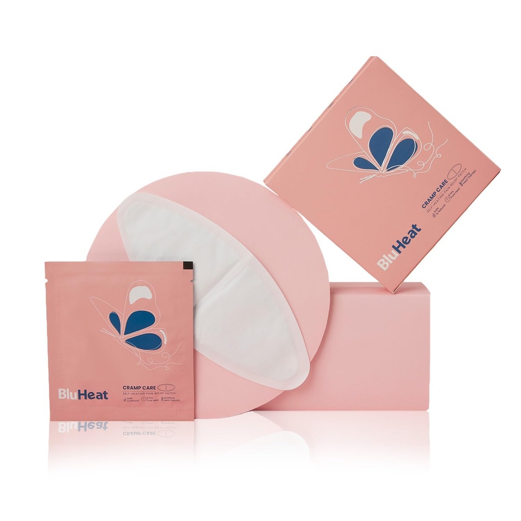 Period Pain Relief Patches 3 Heat Therapy Patch for Quick 8 Hours of Menstrual Cramp Relief, Air Activated Natural & Safe, Travel-Friendly Substitution for Hot Water Bags