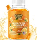 Quercetin avec Gommies de Bromelain - Vitamine C + Zinc & Vitamine D3 – Booster supplémentaire de soutien immunitaire - 60 Gommies de Quercetin - Fabriqué aux États-Unis