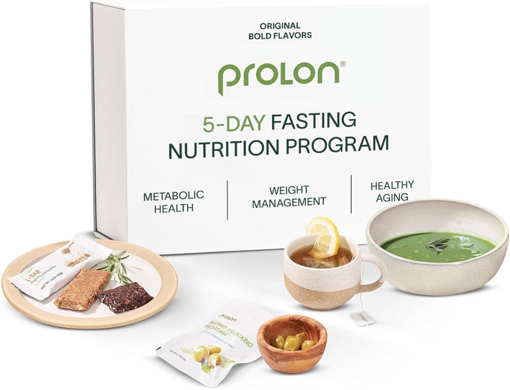 Prolon 5-Day Fasting Kit | Fast With Food | Supports Cellular Rejuvenation & Healthy Aging | Low-Calorie, Plant-Based Meals & Snacks | Developed to Not Break Your Fast (Bold Flavors)