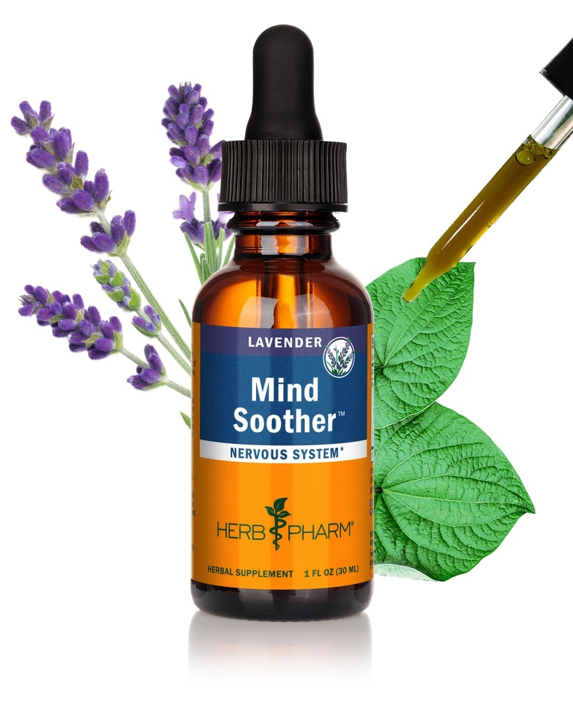 Herb Pharm Anxiety Sother Formule à base de plantes liquides avec Kava pour le support du système nerveux - 1 Ounce