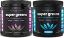 NutraChamps Super Greens Antioxidant & Super Greens Tropical Bundle - 2 Month Supply
