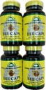 Bouchons d'abeilles originaux en bouteilles brunes - 4 Pack - 120 Comptez chaque bouteille