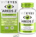 Vityeyes AREDS 2 Vitamines oculaires, Support Maculaire Classique, Capsules sans allergène, avec Vitamine E naturelle, Vitamine C, Zinc, Cuivre, Lutéine et Zeaxanthin, Eye Doctor Trusted, Fabriqué aux États-Unis, 60 Ct