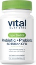 Hyperbiotics Vital Nutrients Prebiotic and Probiotic for Women and Men | 60 Billion CFU | Pre and Probiotics Supports Digestive Health, Constipation, Diarrhea, Gas & Bloating* | 30 Vegan Capsules