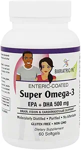BariatricPal Super Omega-3 Softgels (60 comte) Pas d'après-goût!