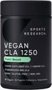 Recherche sportive Vegan CLA - 1250mg avec l'acide linoléique conjugué actif pour les hommes et les femmes