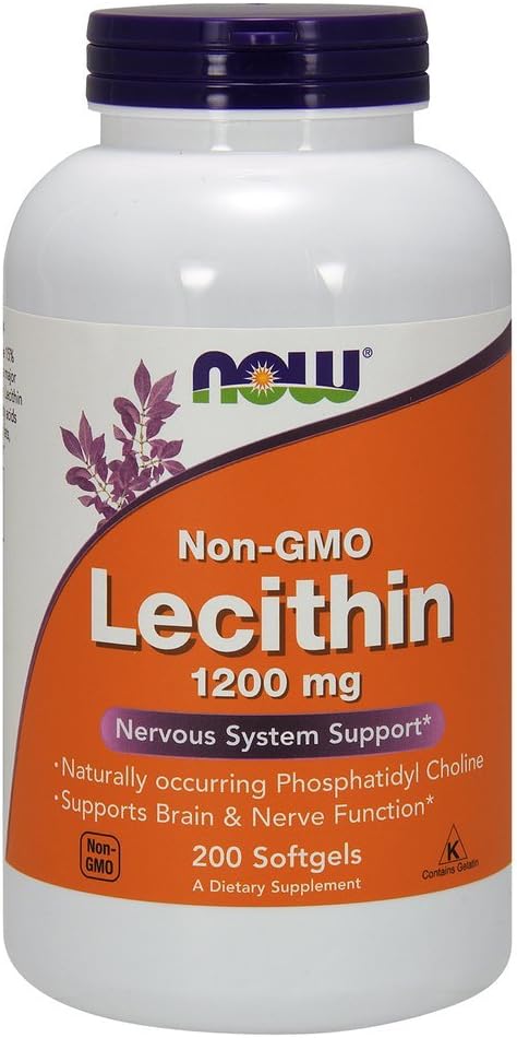 Nourriture Lécithine 19 Grain, 1200 mg 200 Softgel
