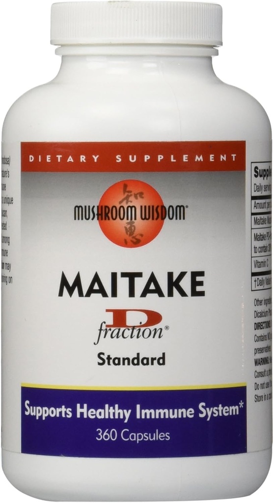 MUSHROOM WISDOM Maitake Mushroom Extract 360 Capsules