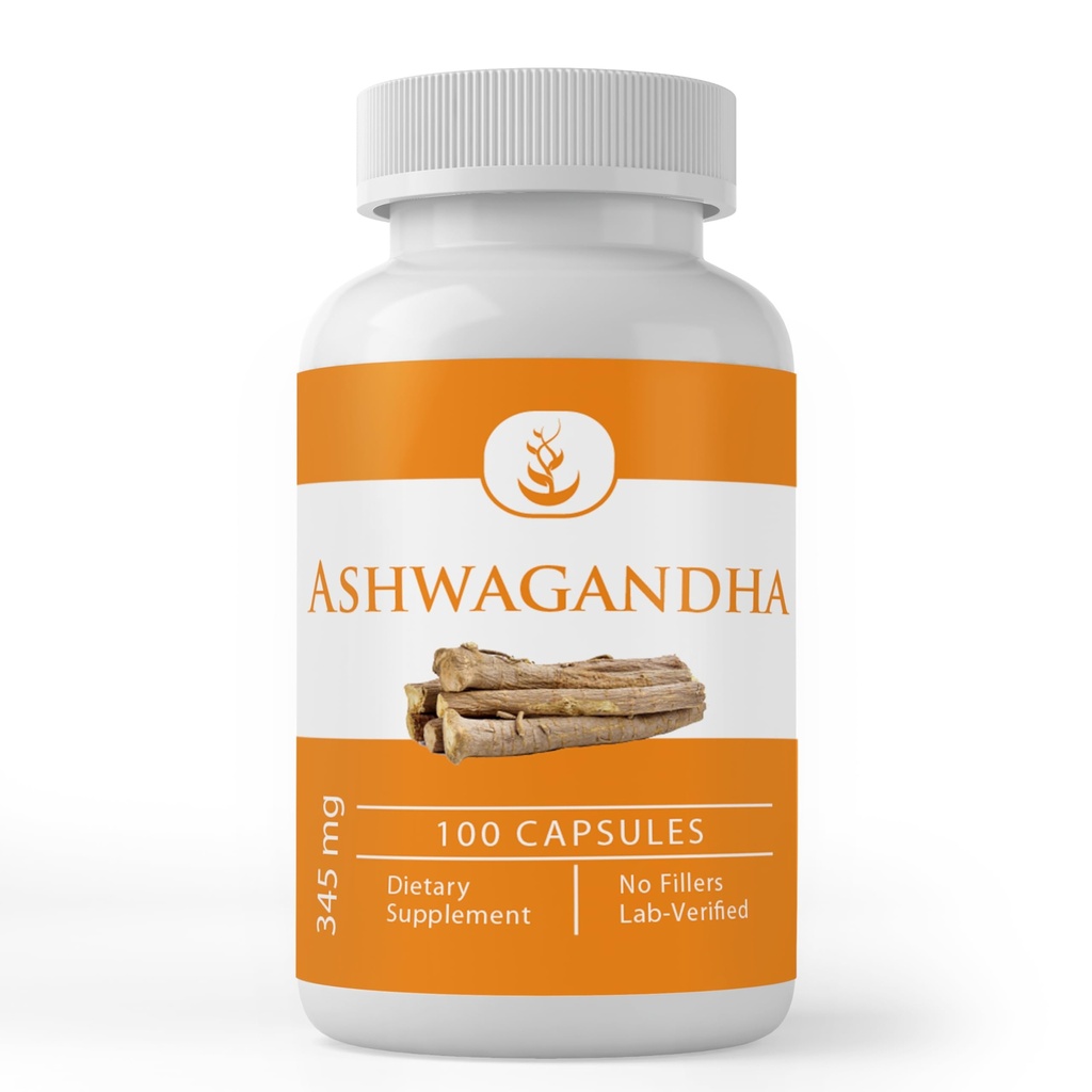 PURE ORIGINAL INGRÉDIENTS Ashwagandha (100 Capsules) Toujours Pure, Pas d'additifs ou de remplissages, Verifié en laboratoire