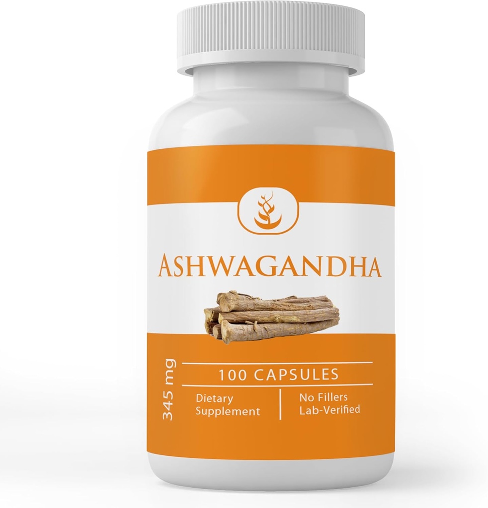 PURE ORIGINAL INGREDIENTS Ashwagandha (100 Capsules) Always Pure, No Additives Or Fillers, Lab Verified