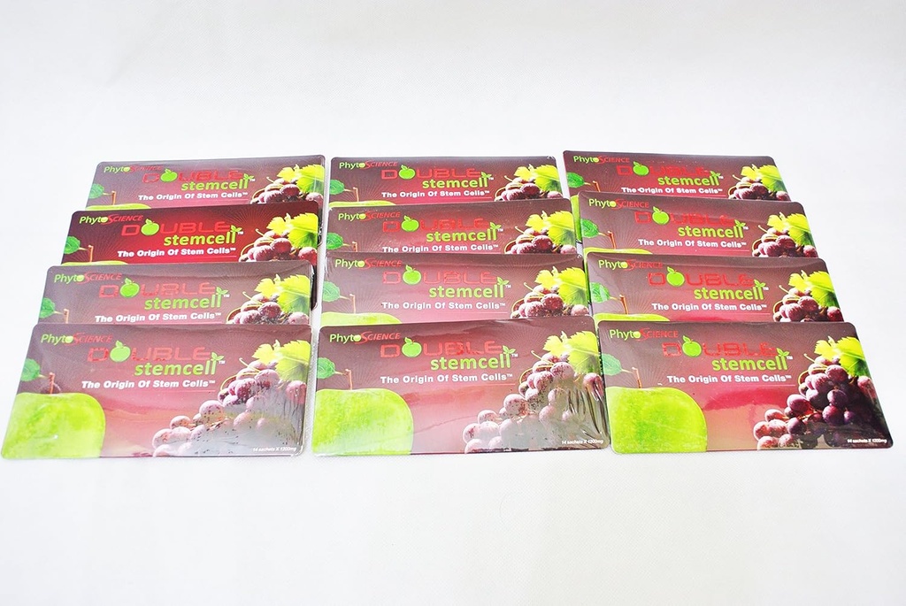 12X PhytoCellTec Supplément double stemCell de pomme et de raisin anti-vieillissement