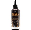 Naturealm Supplément de teinture liquide de champignons Chaga – soutien immunitaire, boost antioxydant et cheveux, peau, santé des ongles, végétalien, non OGM – corps fruitiers sauvages, approvisionnement de 2 mois