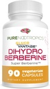 Pure Nootropics - Dihydroberberine Supplement (GlucoVantage) 100 mg, 90 Capsules | Super Berberine