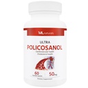 ML Naturals Policosanol 50 mg, 60 capsules végétales. Haute puissance et 99% Pureté, 60% Octacosanol. Soutient la santé cardiovasculaire. Non-OGM et sans gluten, certifié NSF et conforme CGMP