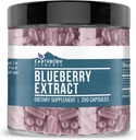 Éléments terriens Blueberry 10:1 Extrait Capsules, purs et non dilués, sans additifs