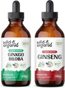 Ginkgo Biloba Teinture 4 fl oz & Ginseng Teinture 4 fl oz