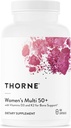 THORNE - Multivitamine quotidienne complète avec vitamines A, B6, B12, C, D, E, K, Zinc et plus - Soutien cardiaque, cerveau, os et santé immunitaire* - 180 capsules