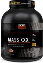 GNC AMP masse XXX, cliniquement prouvé gain de poids en poudre de protéines, améliore la résistance et la taille, 780 calories, 50g de protéines, acides aminés micronisés, créatine, bêtaine, chocolat, 13 portions, 6 livres