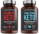 Tuny de vitamine votre kéto et de brûler sur le groupe de kéto - Keto Multivitamin, brûlure de calories pour les femmes et les hommes, haute framboise cétones, soutien énergétique - lot 60 Capsules