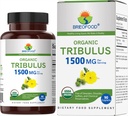 Brieofood Bio Tribulus 1500mg, 45 portions, végétarien, sans gluten, 90 comprimés végétariens