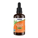 MAINTENANT compléments alimentaires, extrait de curcuma biologique certifié, plante ayurvédique, extrait liquide, racine de curcuma biologique 2 onces fluides