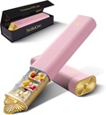 Organisateur de pilules hebdomadaires Premium, étui de pilules compactes de 7 jours pour la purse, boîte à pilules en aluminium d'or léger pour les vitamines, la médecine, les suppléments, cadeau de bien-être de luxe