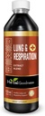 Boissons à base de plantes et respiration 12oz - pour mieux nettoyer les poumons, les poumons, le soutien respiratoire, les cellules de croissance et le soutien immunitaire avec des extraits de feuilles de Mullein - 1bouteille - 23 portions