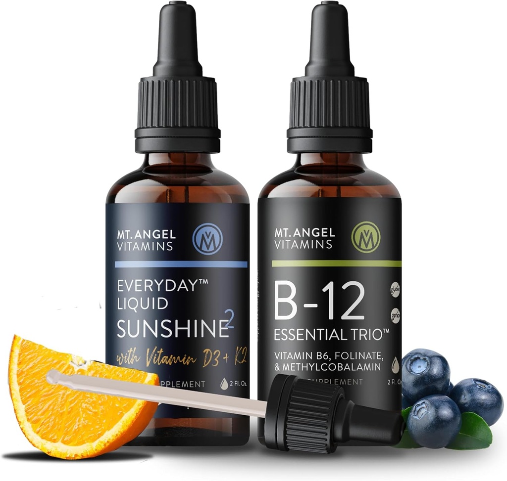 Mt. Vitamines Angel B12 Trio essentiel + Sunshine liquide quotidienne2 D3+K2