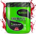 Espèce Nutrition Fiberlyze Fiber Supplement, Poudre de fibre soluble et insoluble à base de psyllium pour un colon sain, fonctions digestives (Fruit Punch, 30 portions)