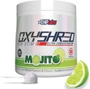 EHP Labs OxyShred Non Stimulant Pre Workout Powder - Stim Free Pre Workout, Caffeine Free Preworkout pour les hommes et les femmes - Non Stim Preworkout - Sugar Free Energy Powder - Mojito, 60 portions
