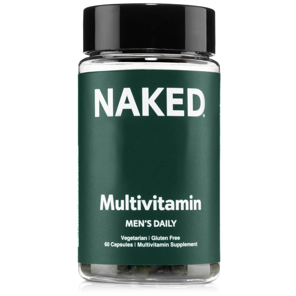 Multi - Multivitamines quotidiennes pour hommes – A, C, E, Sélénium, Zinc, Fruits et Super Green Extraits et plus pour stimuler le soutien immunitaire – Vitamines quotidiennes sans gluten et végétariennes – 60 capsules