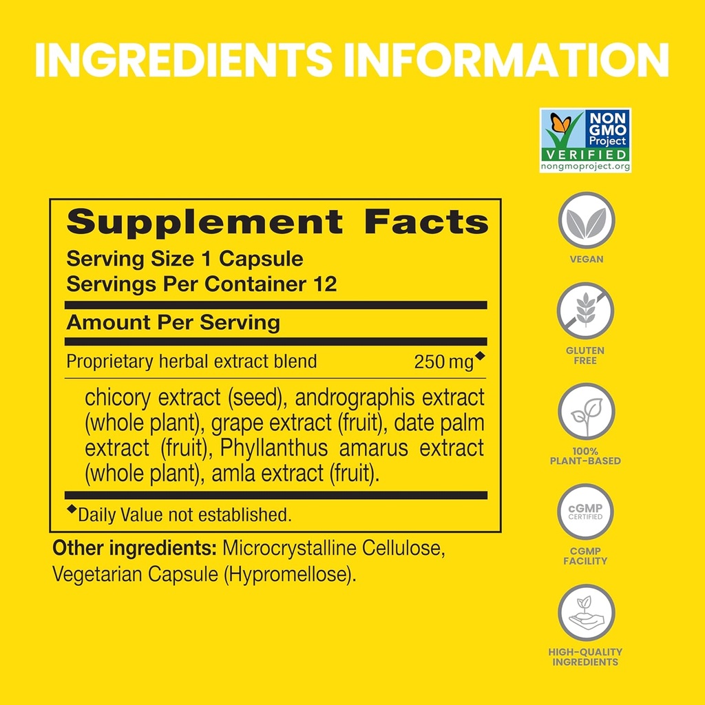Himalaya PartySmart, tube de 12 capsules - Alcool Disparition du foie pour un meilleur matin après avoir bu - végétalien, non-OGM, sans gluten, cliniquement étudié (paquet de 2)