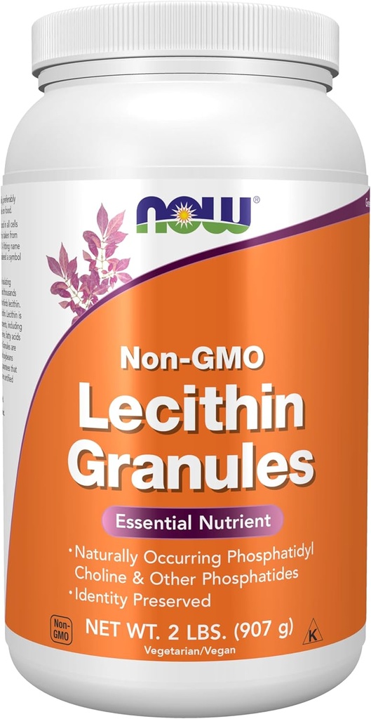 MAINTENANT compléments alimentaires, granulés de lécithine avec le Phosphatidyl Choline d'origine naturelle et autres Phosphatides, 2-Pound