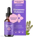 JoySpring Hormone Balance pour les femmes.com Suppléments pour la ménopause naturelle avec Cohosh noir.com soutient le Soulagement Flash chaud et le SPM pour le soutien menstruel à base de plantes