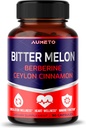 Capsules de Melon amère - Enrichi avec la cannelle Berberine Ceylan pour le bien-être circulatoire et la fonction immunitaire (90 Nombre (paquet de 1))