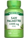 Nature's Truth Saw Palmetto Extraction de 120 capsules Supplément sans OGM et sans gluten