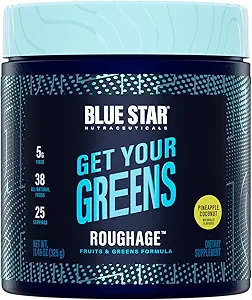 Blue Star Nutraceuticals ROUGHAGE - 38 Fruits & Verts Superfood Powder-