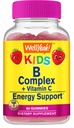 Et bien Ouai B Gommies complexes pour enfants - avec vitamine C, niacine, vitamine B6, acide folique, vitamine B12, biotine et acide pantothénique - 2 mois d'approvisionnement - saveur de fraise - non OGM, sans gluten - 60 gommies